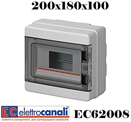 Centralino Da Parete 8 Moduli IP65 Serie Hight